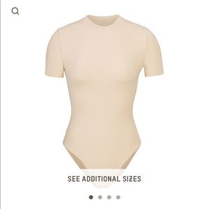 Skims cotton jersey bodysuit